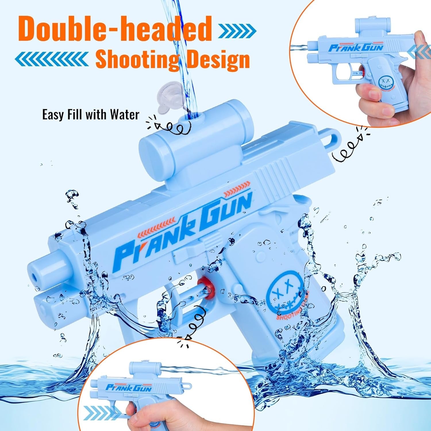 Prank Two-Way Water Gun（pay 1 get 2）-SR