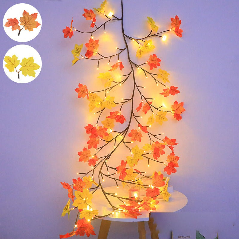 LED bendable shaped butterfly, flower, leaf and rattan lamp-SR