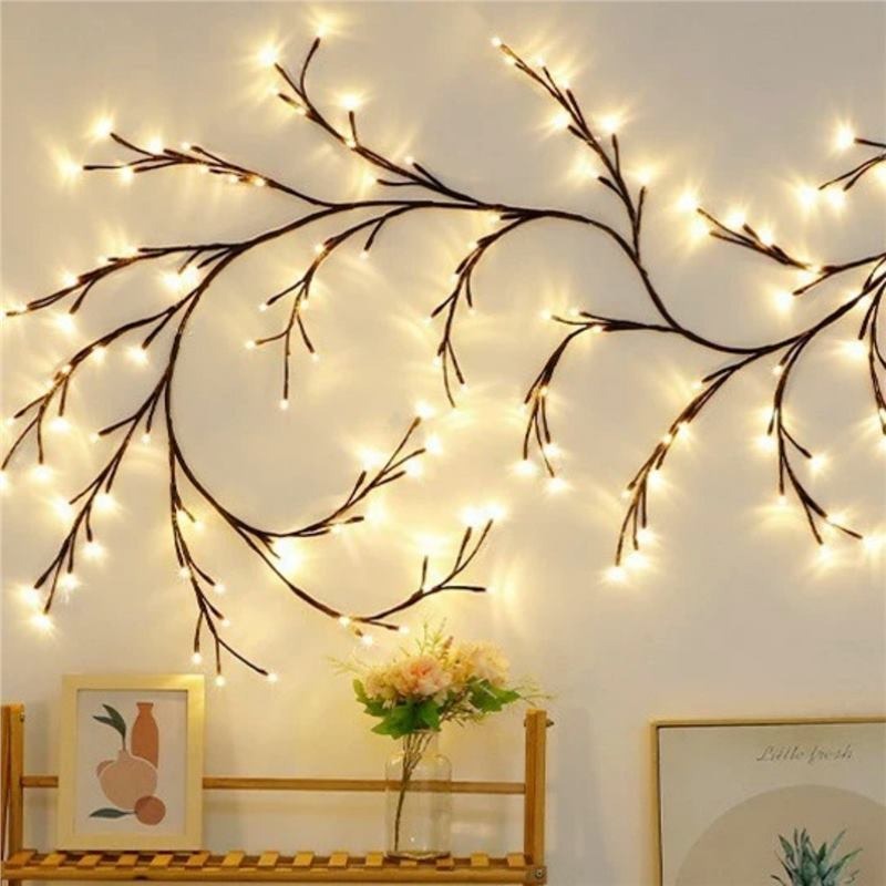 LED bendable shaped butterfly, flower, leaf and rattan lamp-SR