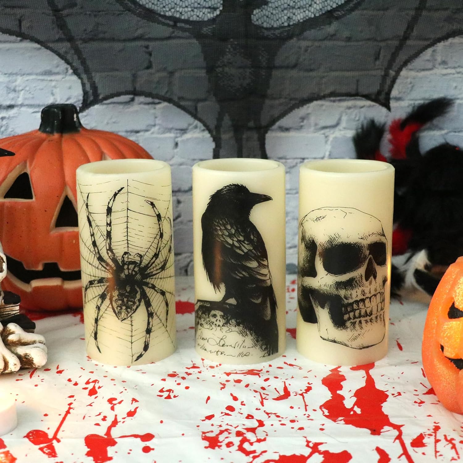 Halloween Flickering Candles