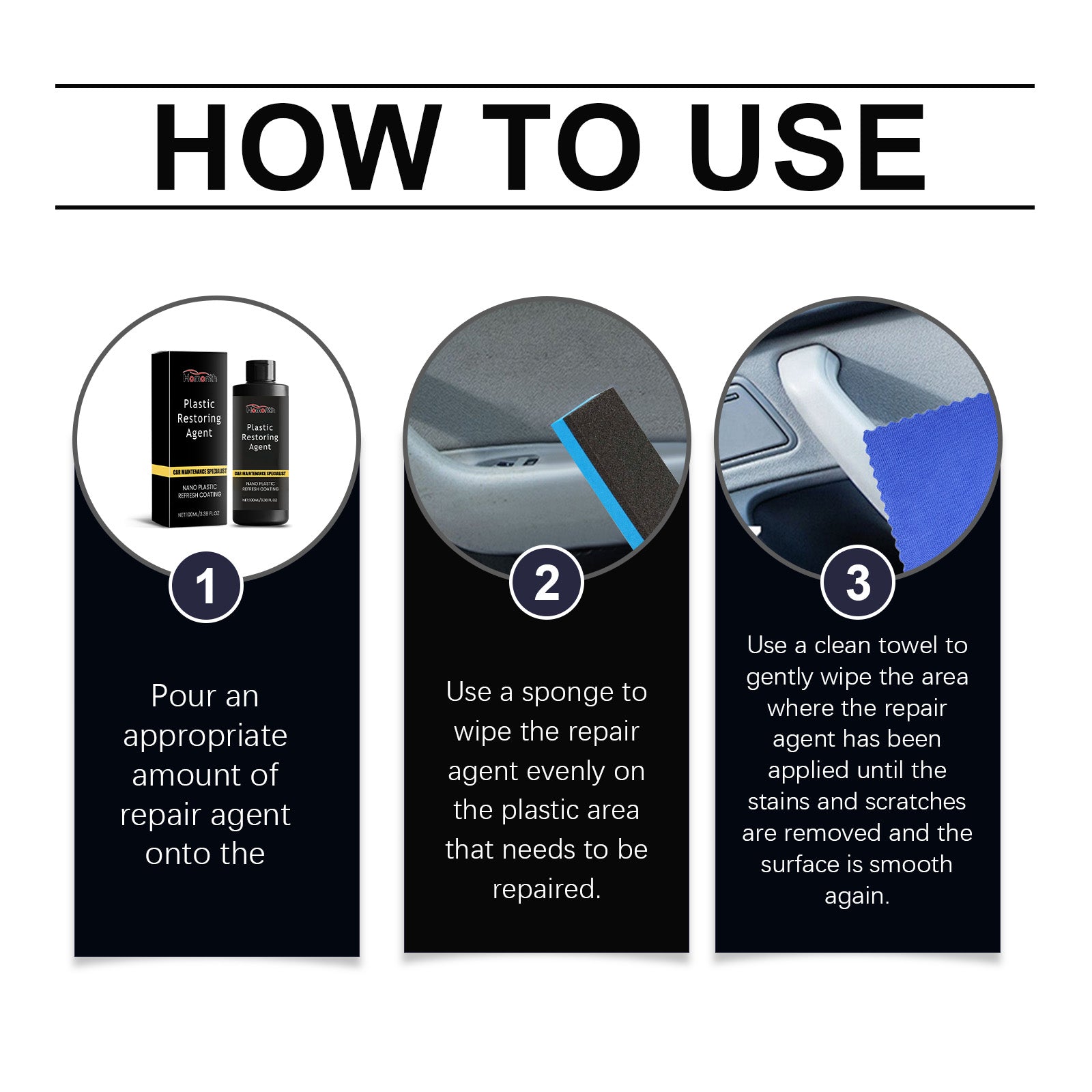 Homonth Automotive Nano-Plastic Repair Agent