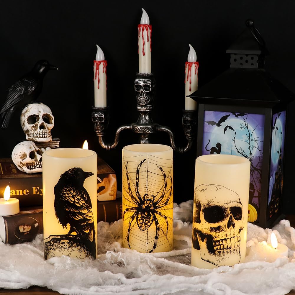 Halloween Flickering Candles