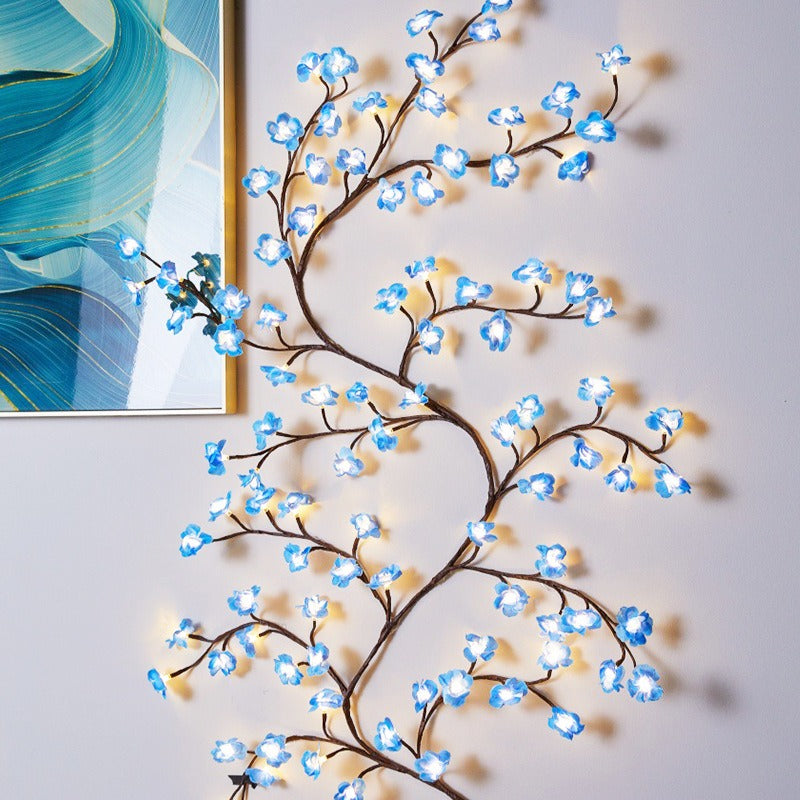 LED bendable shaped butterfly, flower, leaf and rattan lamp-SR